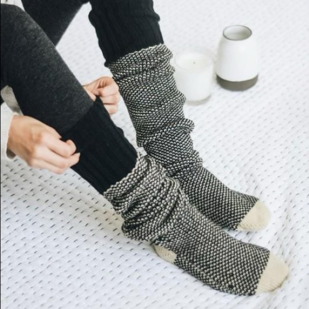 Kenneth Knit Scrunch Socks